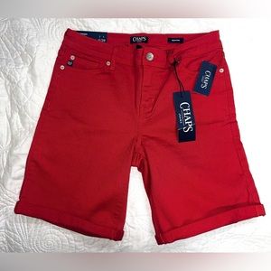 Chaps Jeans Vintage Red Bermuda Shorts